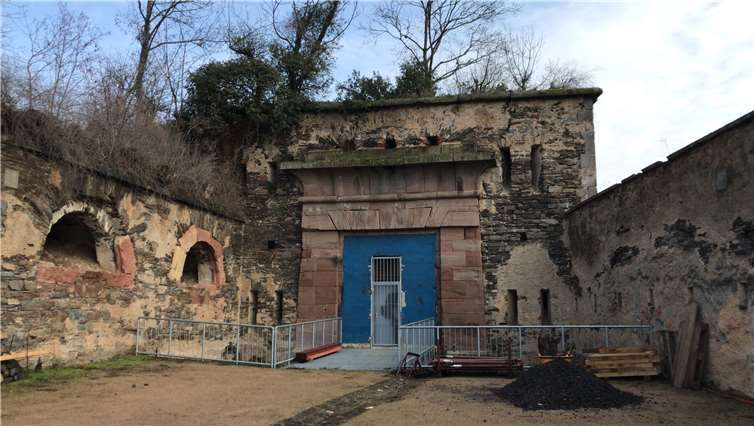 Dank 5 Mio. Euro Fördersumme des Bundes im Rahmen der „Nationalen Projekte des Städtebaus“ kann der Ausbau weitergehen: Unter anderem soll die Poterne der Feste Kaiser Franz erlebbar gemacht werden.Foto: Stadt Koblenz
