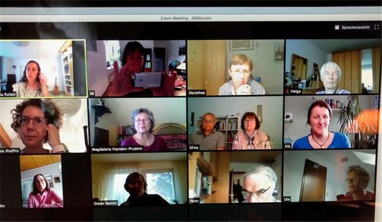 Dank Corona beschränkt sich das gemeinsame Singen auf das Internet. Foto: privat