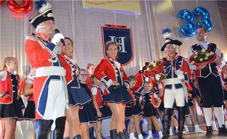 Dank an die Trainerinnen der Jugendgarde.