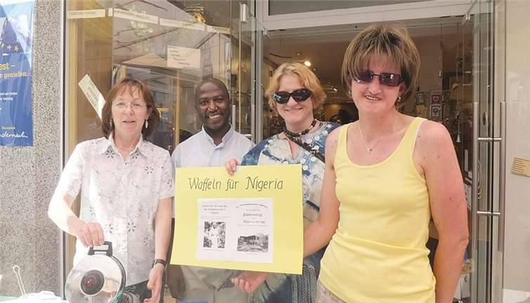 Dank des Erlöses, den der Eine-Welt-Ausschuss auf dem Europafest einnehmen konnte, wird in Kürze wieder eine Überweisung nach Nigeria erfolgen. privat