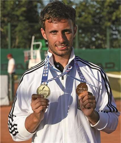 Dank einer Wildcard darf auch Urs Breitenberger erstmals an einem ATP-Callenger Turnier teilnehmen. Archiv