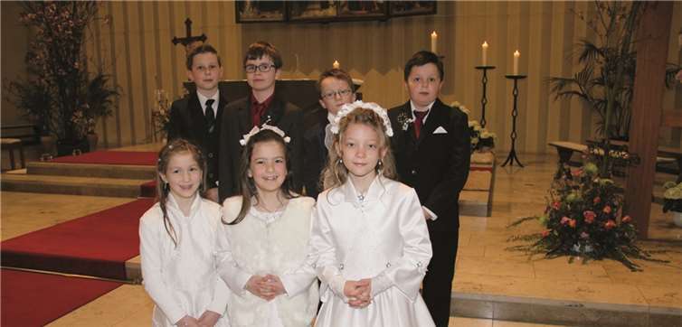 Dank für das Sakrament sagten die Dattenberger Kommunionkinder am Montag in der gemeinsamen Messe in Linz. STUHA
