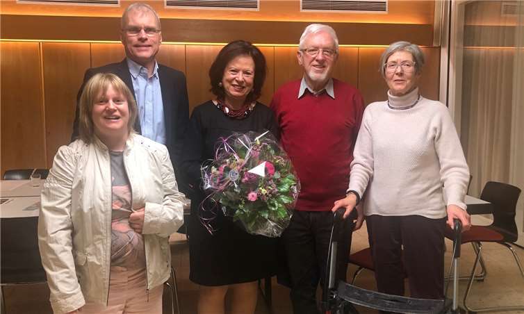 Dank für die scheidende Schirmherrin Ilka von Boeselager (Mitte) gab auch von ihrem Nachfolger, dem Landtagsabgeordneten Oliver Krauß (Zweiter von links). Foto: privat