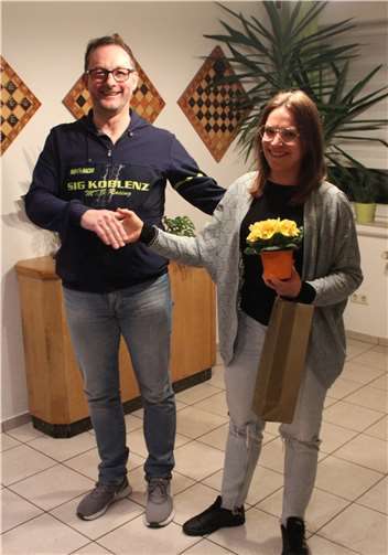 Das 100. Mitglied Svenja Trarbach.