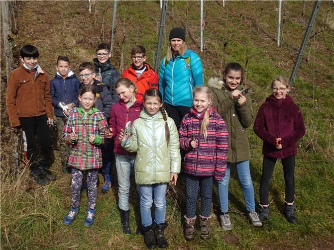 Das 4. Schuljahr im Klosterberg. Foto: privat
