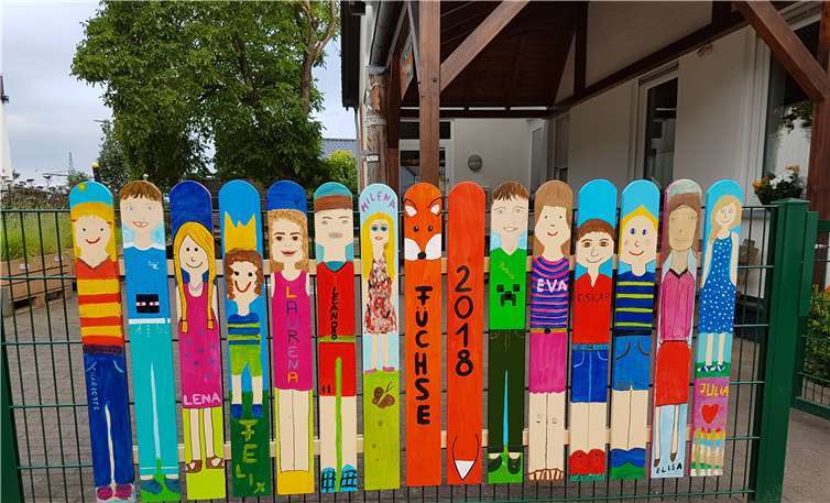 Das Abschiedsgeschenk der Vorschulkinder.privat