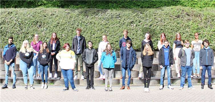 Das Abschlussfoto der 10 b. Foto: privat