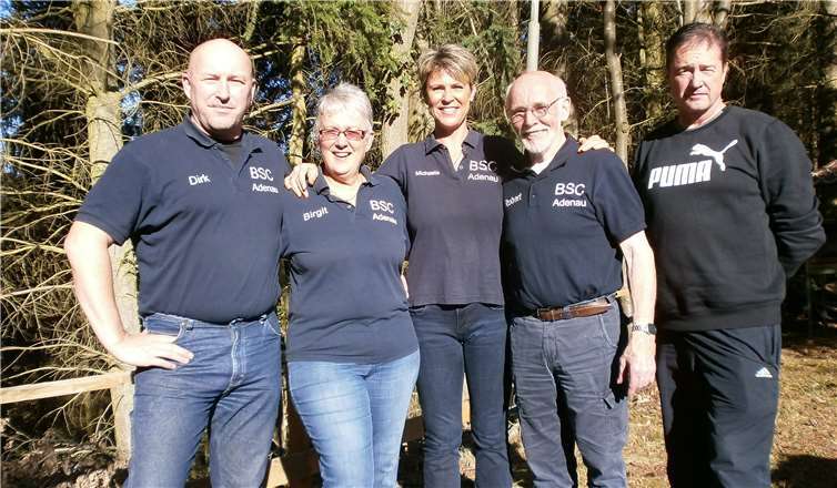 Das Adenauer Team mit Dirk Gröff, Birgit Becker, Michaela Gröff, Robert Korden und Gerd Stenzel. privat