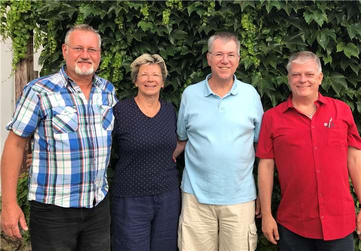 Das Admin Team: Frank Schömel, Martina Unger, Hans-J. Unger und Frank Kuczinski. Foto: privat