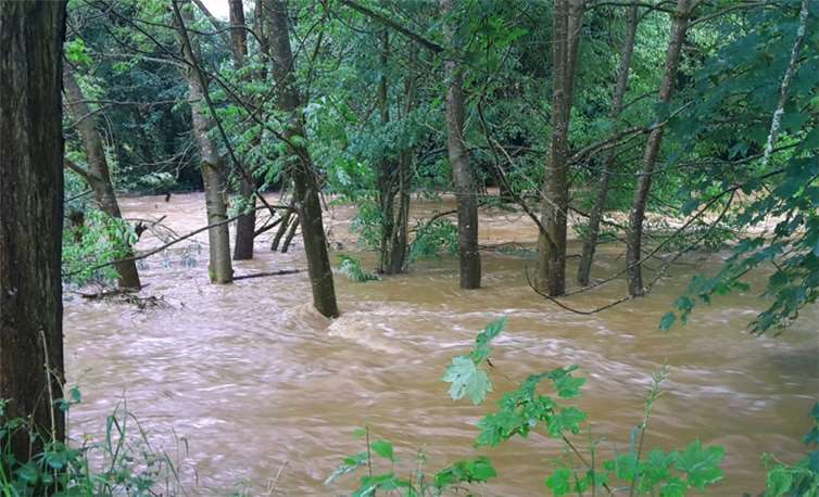 Das Ahr-Hochwasser im vergangenen Jahr richtete gravierende Schäden an. SGD Nord