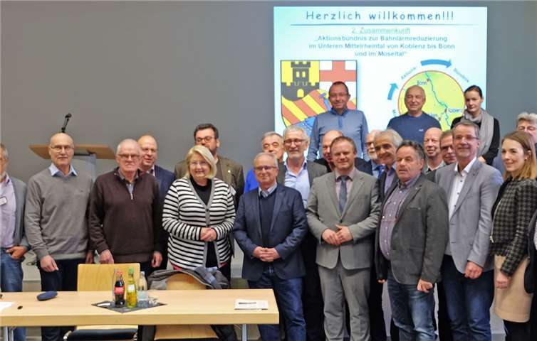 Das Aktionsbündnis zur Bahnlärmreduzierung traf sich mit OB Jan Einig zur Abstimmung der weiteren StrategieFoto: privat