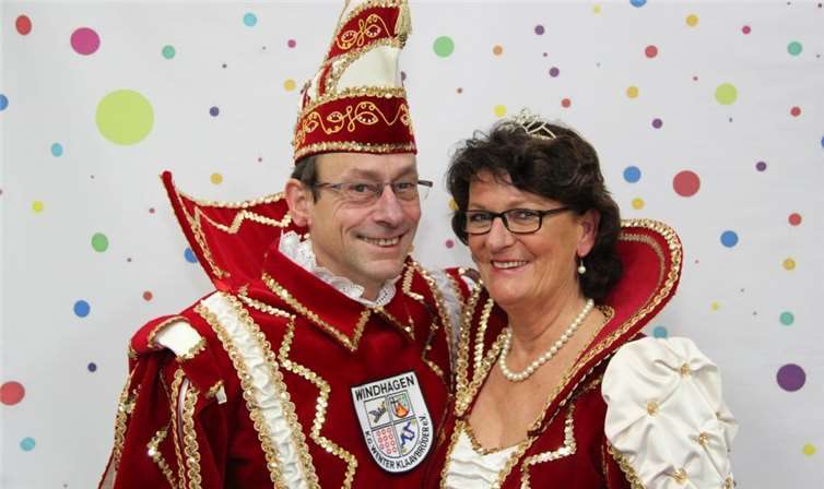 Das Andernacher Mädchen Prinzessin Claudia I. und Prinz Focko I.