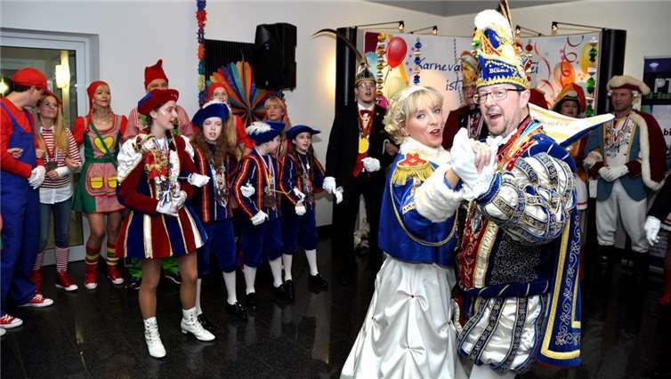 Das Andernacher Prinzenpaar legte einen tollen Tanz aufs Parkett.