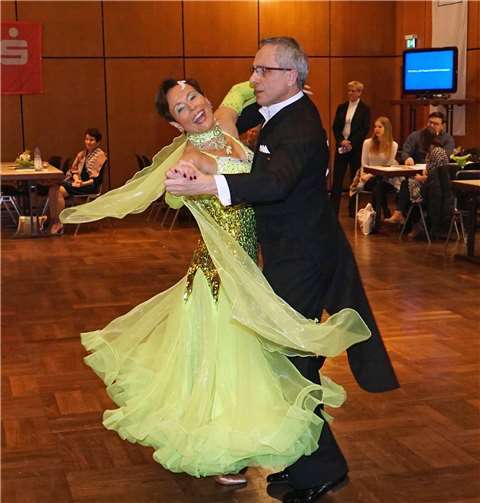 Das Andernacher Tanzpaar Gerhard & Marietta Schalge ist in die Sonderklasse des deutschen Tanzsports aufgestiegen. Foto: C. Reichenbach Tanzsportverband Rheinland-Pfalz