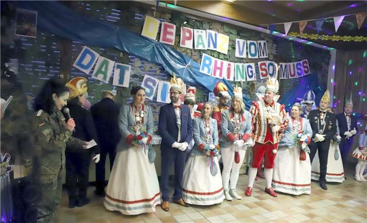 Das Andernacher Tollitätenpaar durfte bei der Erstürmung nicht fehlen.