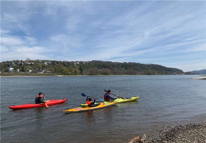 Das Anpaddeln fand in diesem Jahr nur ein kleinen Gruppen statt. Fotos: privat