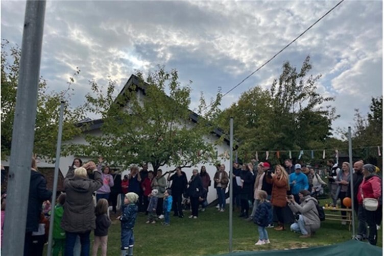 Kita Kürrenberg feierte Apfelfest  Das Apfelfest in der Kita Kürrenberg fand großen Anklang. Foto: Sophia Stahl