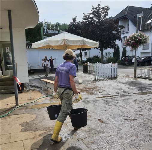 Das Areal im Kurpark wurde zum Gemeinschaftstreff. Foto: privat