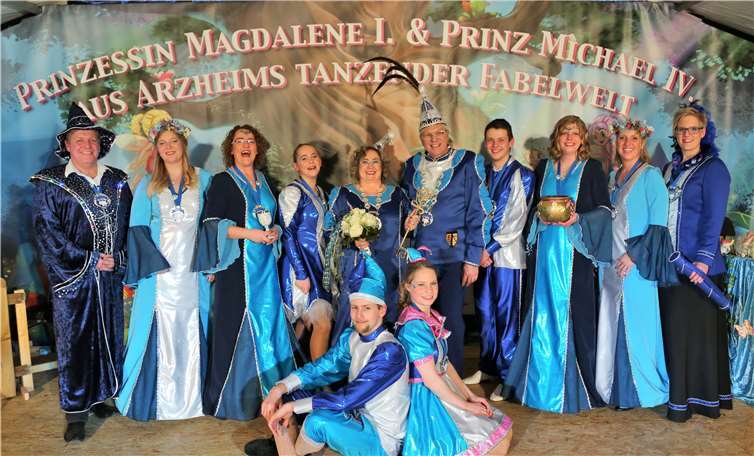 Das Arzheimer Prinzenpaar samt Hofstaat der Session 2018. Fotos: -PSM-