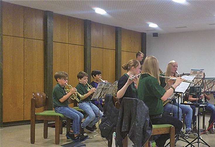 Das Ausbildungsorchester bei der offen Probe.privat