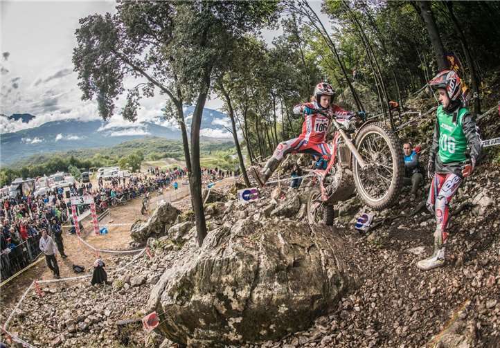 Das Aushängeschild im deutschen Damen-Trial: Theresa Bäuml aus Winningen.  Privat