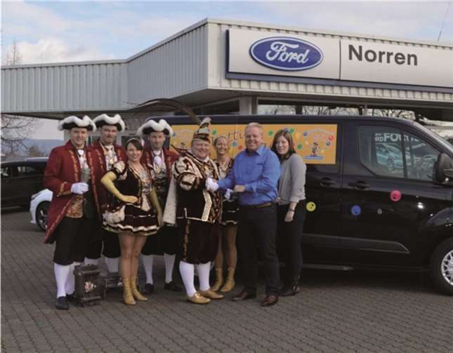 Das Auto komplettiert das Gesamtbild des neuen Hofstaates 2014/2015. privat