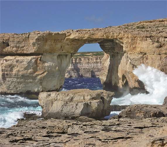 Das Azure Window im Westen der maltesischen Insel Gozo.privat