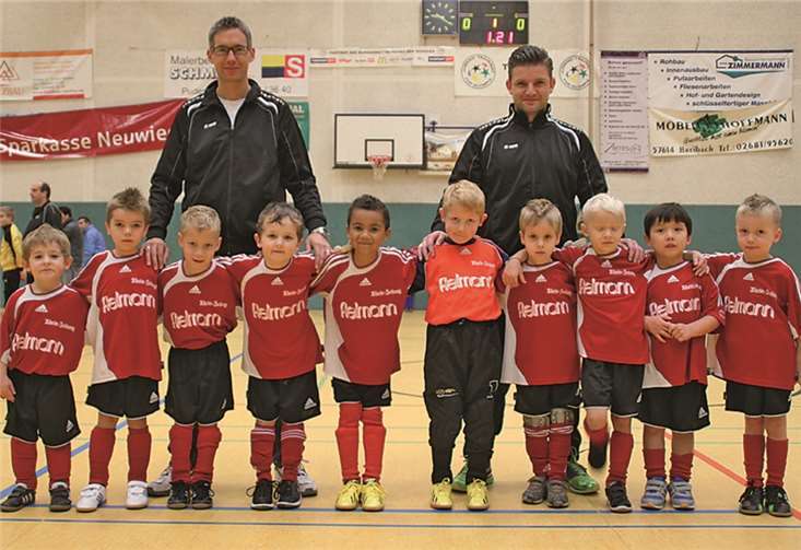 Das Bambini-Team der JSG Lautzert hat seine Feuertaufe erfolgreich bestanden.privat