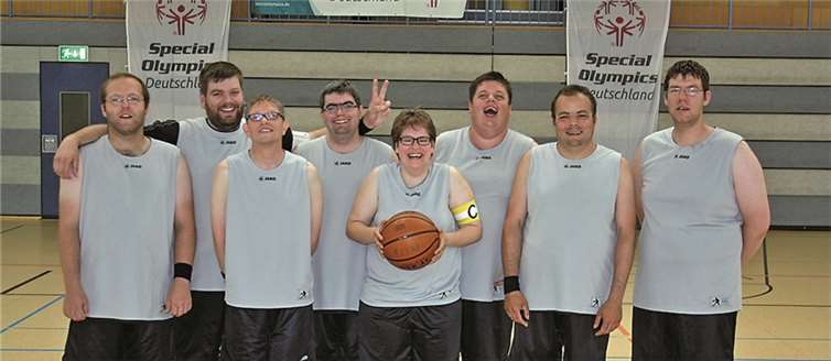 Das Basketballteam der Caritas Werkstätten holte die Goldmedaille.