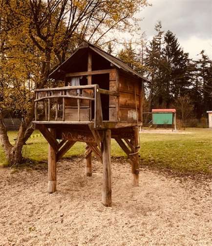 Das Baumhaus soll wieder ein sicherer Ort zum spielen werden.Foto: privat