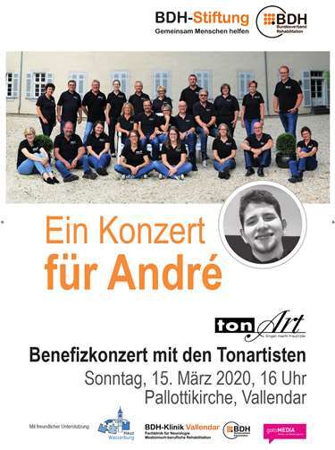 Das Benefizkonzert findet am 15. März statt. Quelle: Haus Wasserburg