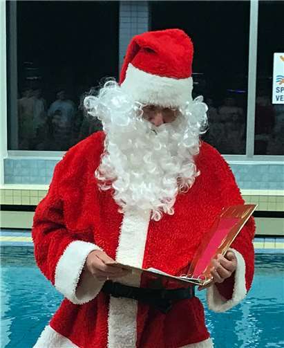 Das Beste kommt zum Schluss: Die letzte Trainingseinheit des Jahres krönte der Besuch des Nikolauses. privat