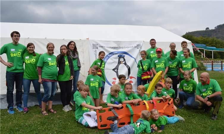 Das Betreuerteam von der Remagener DLRG-Jugend hatte einiges an Übungen vorbereitet für die rund 20 teilnehmer. Fotos: AB