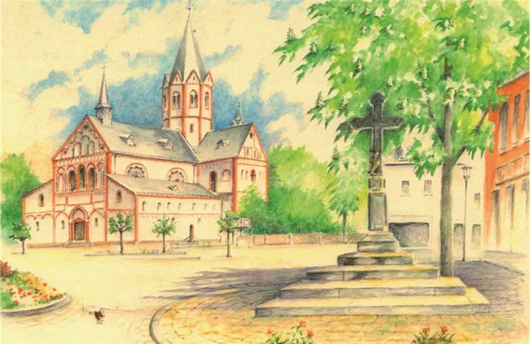 Das Bild aus der Feder des Sinziger Künstlers und Vereinsmitglieds Rudolf Hochstädter. Privat