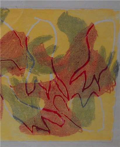 Das Bild eines fünfjährigen Schülers von Grimm-Kirchner ist in zwei kreative Ebenen eingeteilt.Gemeinde Wachtberg/vo