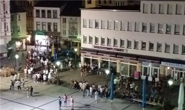 Das Bild entstand um ca. 1.40 Uhr. Fotos: privat