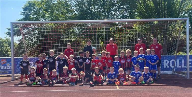 Das Bild zeigt die Bambini Mannschaften der SG Maifeld-Elztal. Foto: privat