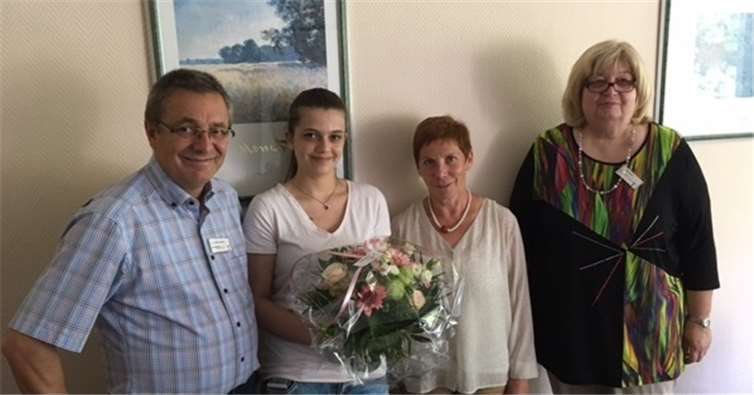 Das Bild zeigt v.li.n.re: Hermann Josef Bliersbach, Jacqueline Oberndorf, Monika Vilz, Monika Adorf. privat