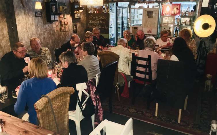 Das Bistro war bis auf den letzten Platz belegt.Foto: privat