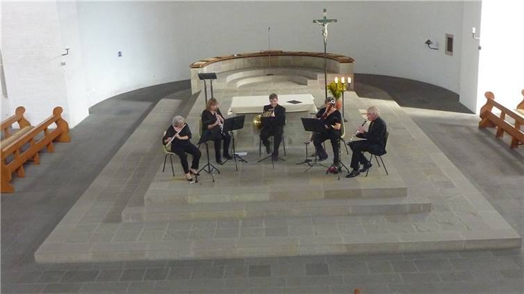 Tag des offenen Denkmals Das Bläserquintett Novalis begeisterte mit ausgewählten Musikstücken.