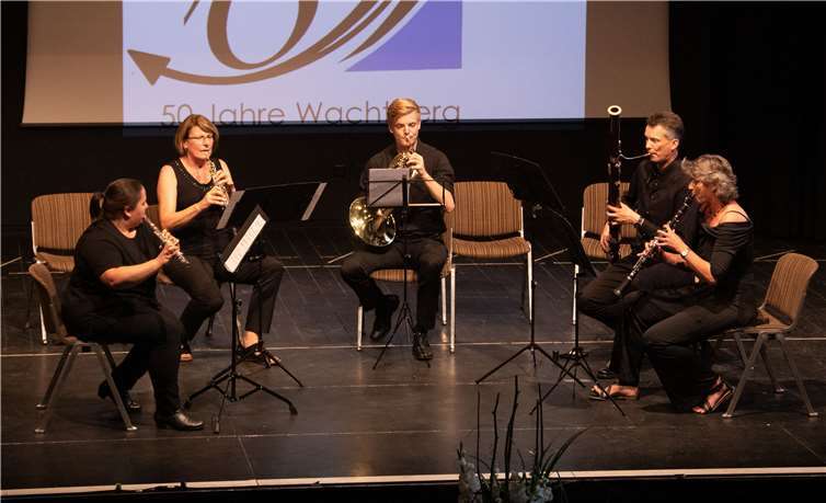 Das Bläserquintett des Wachtberger Kammerorchesters spielte zum Festakt.