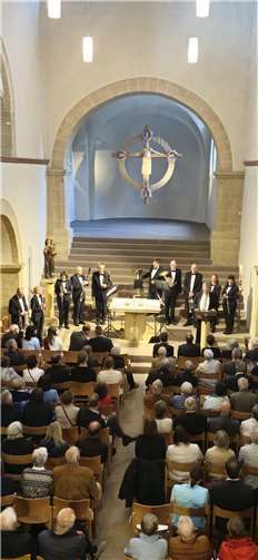 Das Blechbläserensemble beeindruckte mit Georg Friedrich Händels Suite in D-Dur.