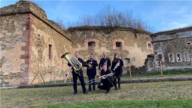 Das Blechbläserquintett KObrass wird zu den Konzerten erwartet.Foto: privat