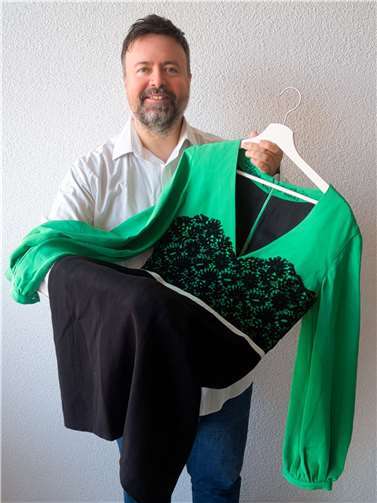 Das Brautkleid von TV-Kommissarin Sophie Haas. Foto: privat