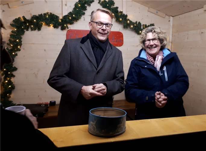 Das Büdchen vor der Kirche ist bei Alt und Jung sehr beliebt. Foto: privat