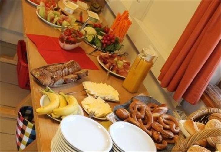 Das Büffet ließ keine Wünsche offen.