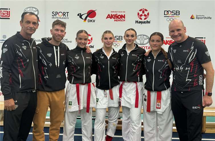 Bronze und 2. Tabellenplatz für die Mayener Karate-Asse Das Bundesliga-Team PUNOK Sen5. Fotos: Sen5