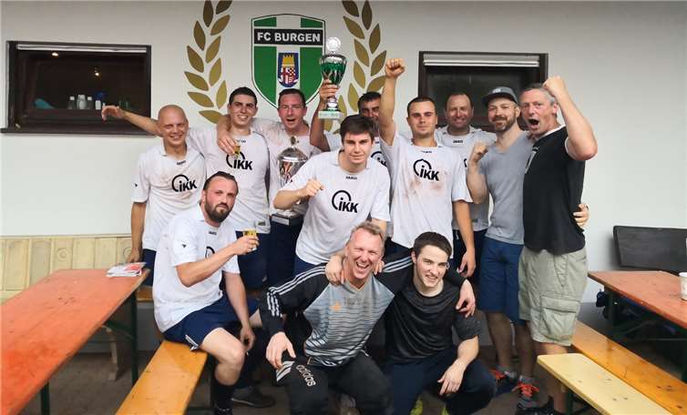 Das Burgener Team hatte allen Grund zu Freude.Foto: privat