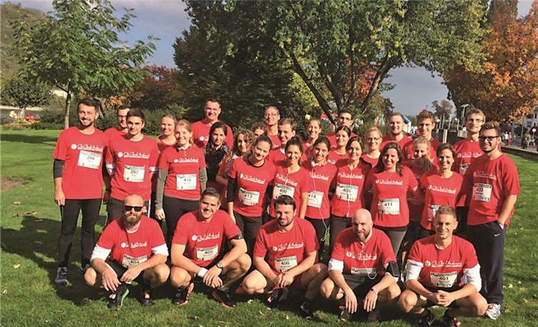 Das CCA-Firmenlauf-Team. Privat