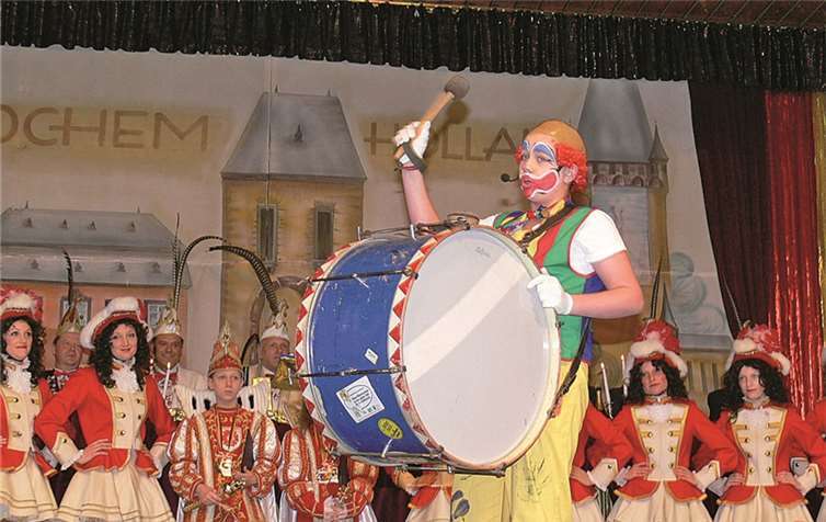 Das „CKG-Zumme-Clöwnche“ Jakob Heimes weiß schon als junges Bühnentalent in jeder Beziehung den richtigen Ton zu treffen.TE